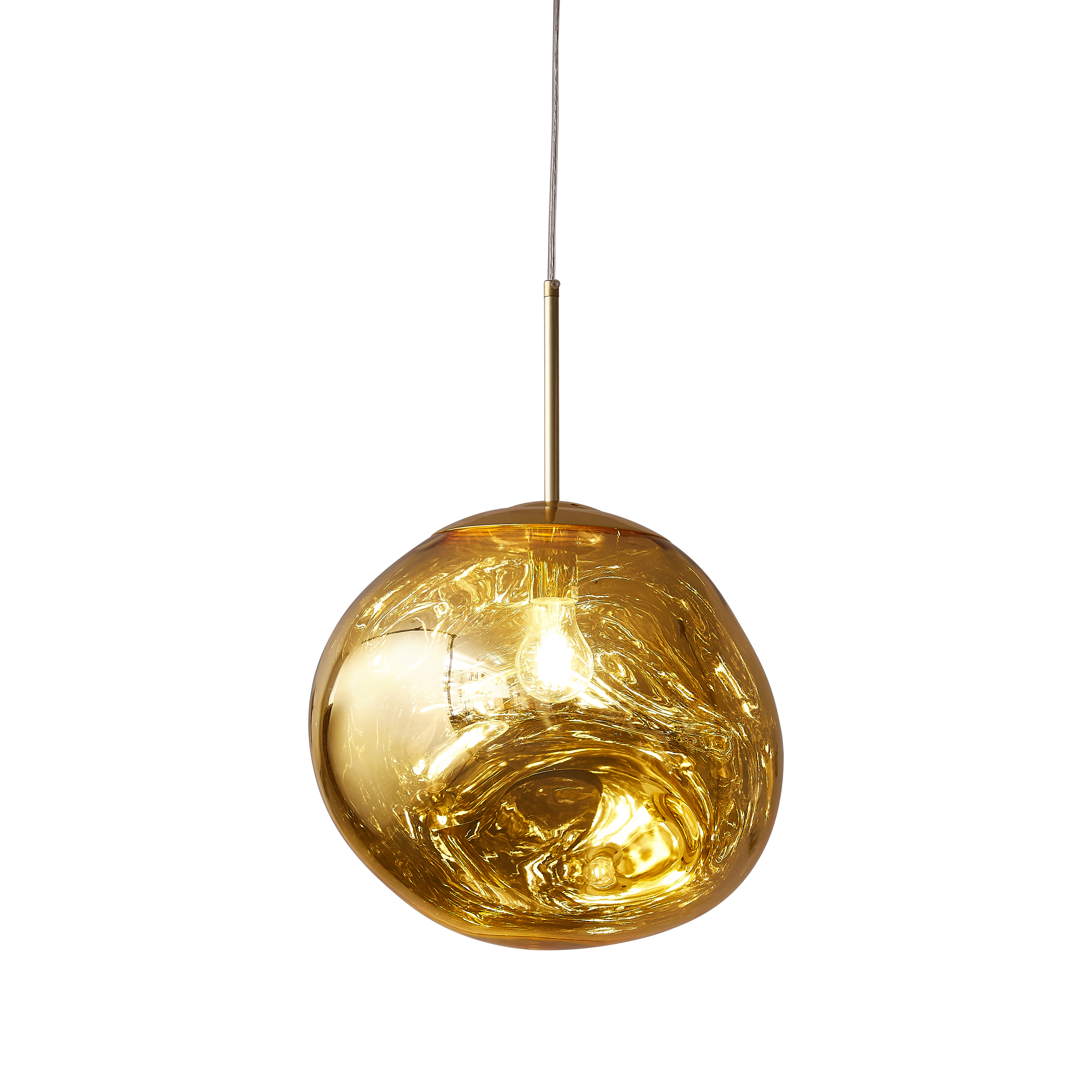 Lampa wisząca designerska GLAM L złota 38 cm MP-1239-380 gold - Step Into Design - obrazek 5