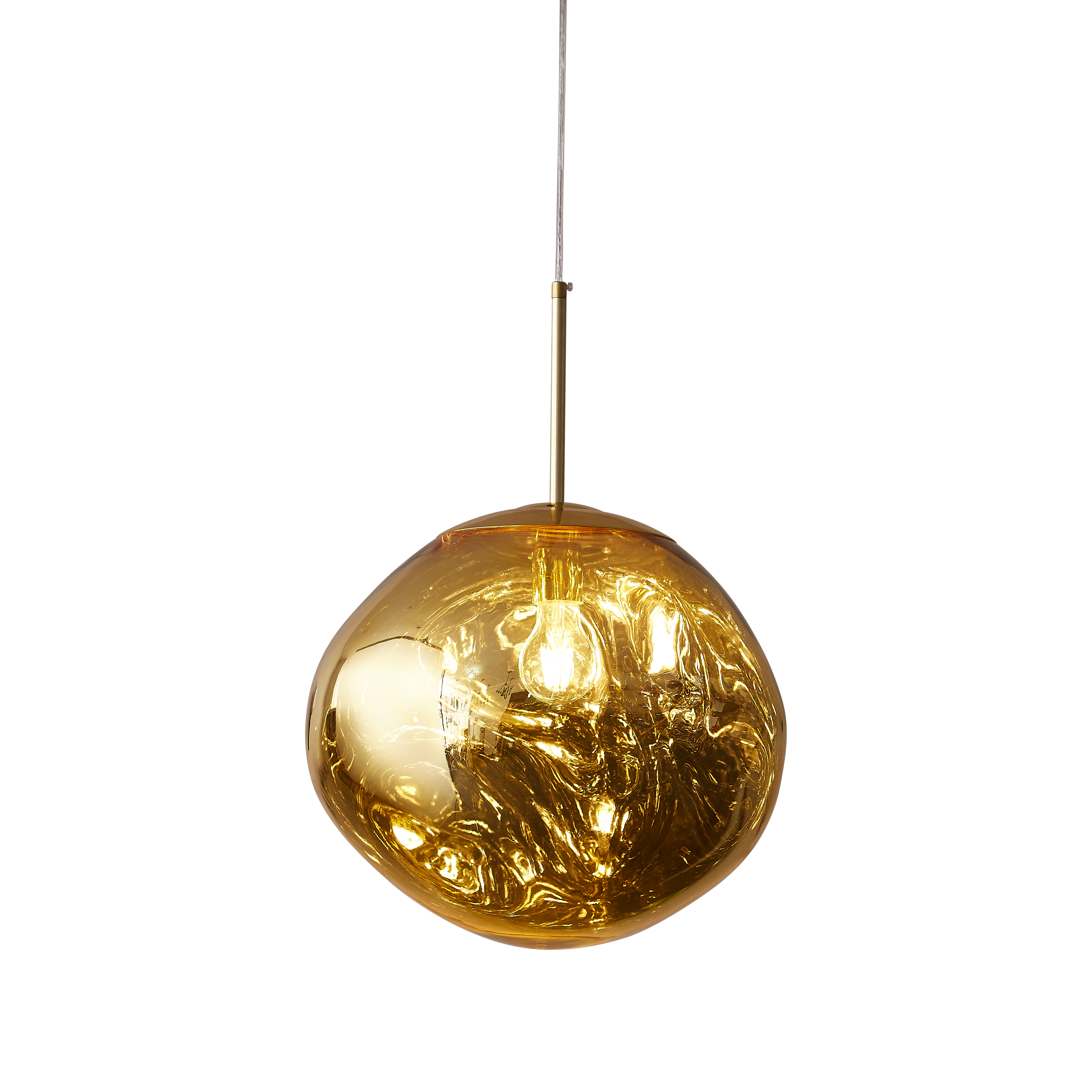 Lampa wisząca designerska GLAM L złota 38 cm MP-1239-380 gold - Step Into Design - obrazek 6