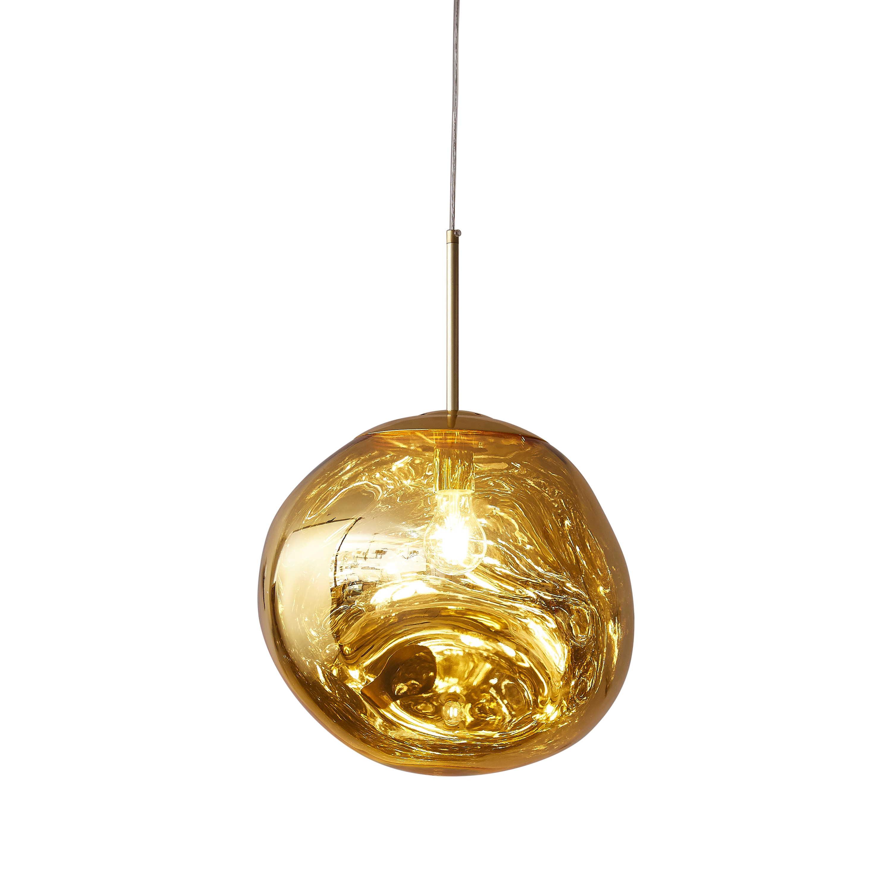 Lampa wisząca designerska GLAM L złota 38 cm MP-1239-380 gold - Step Into Design - obrazek 7