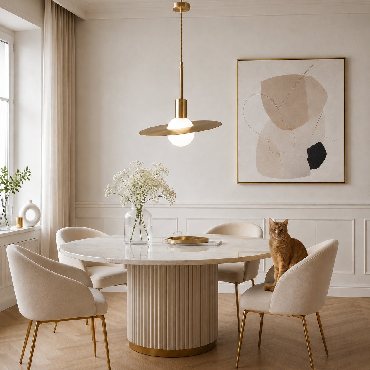 Lampa loft wisząca JUPITER szczotkowany złoty ST-1737M - Step Into Design - obrazek 2
