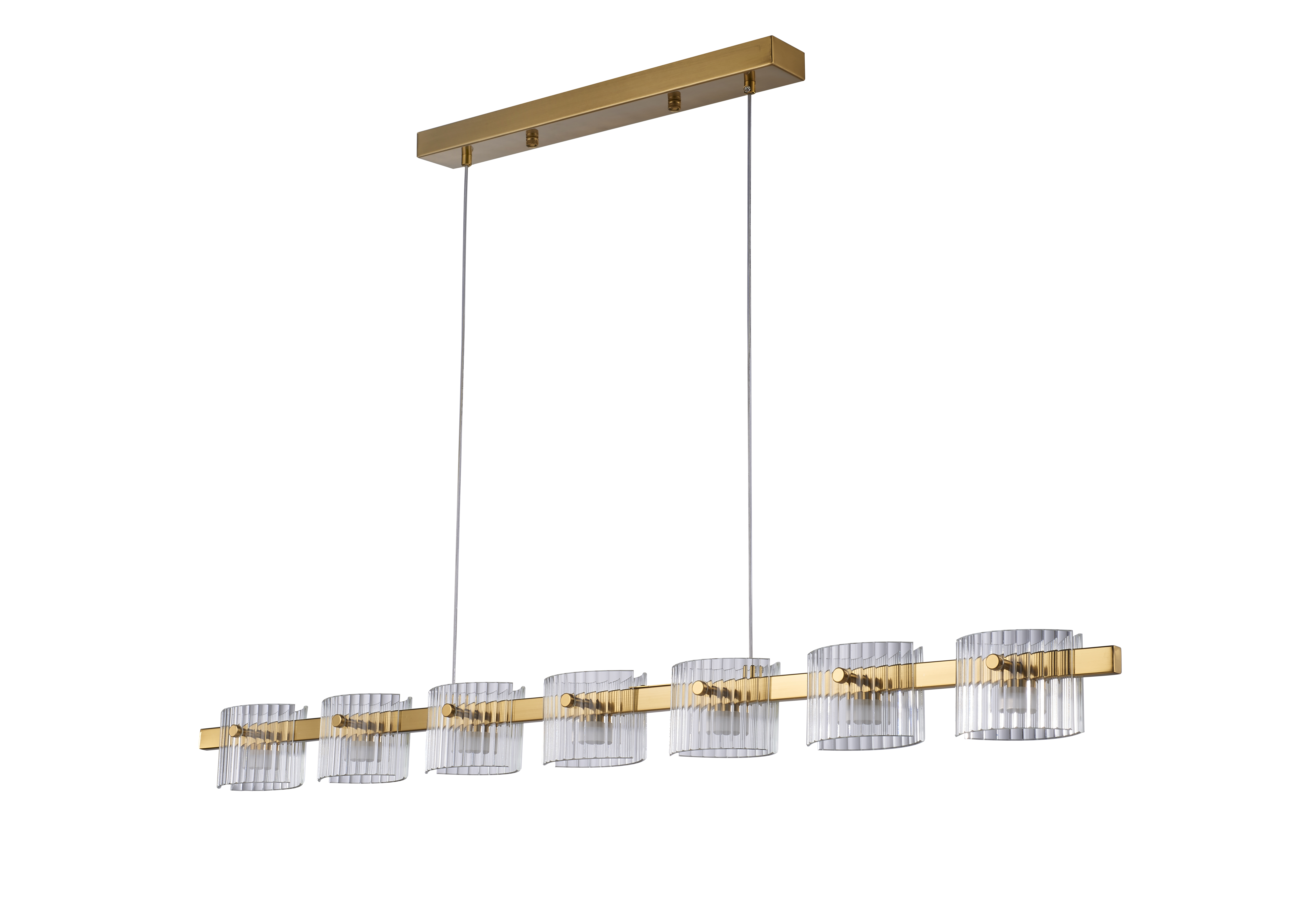 Lampa wisząca LED BACCIO złota 120 cm - nowoczesna lampa nad stół i wyspę ST-DL8520 - Step into Design - obrazek 7