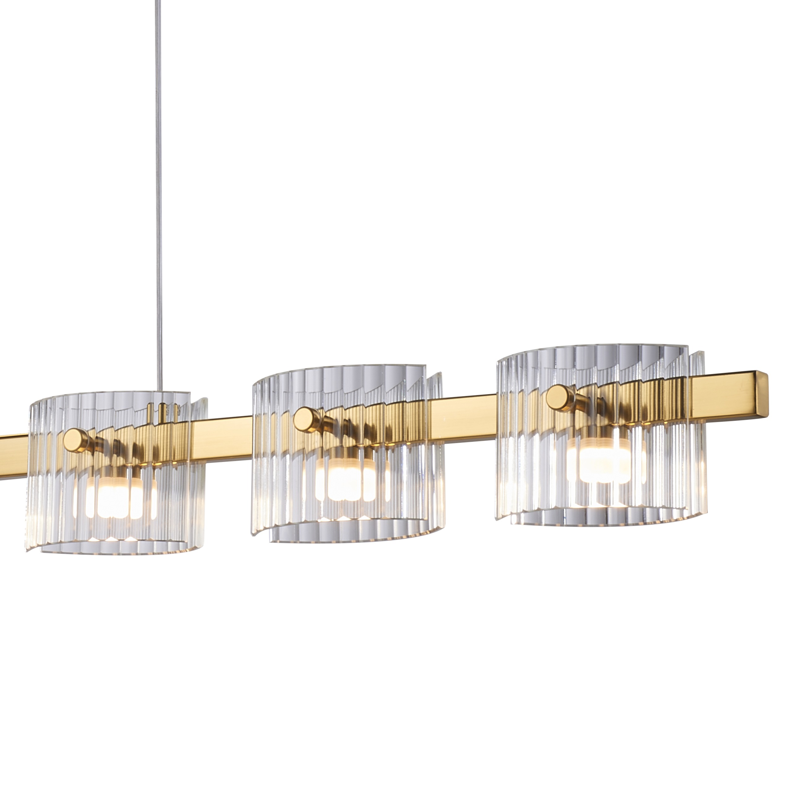 Lampa wisząca LED BACCIO złota 120 cm - nowoczesna lampa nad stół i wyspę ST-DL8520 - Step into Design - obrazek 8