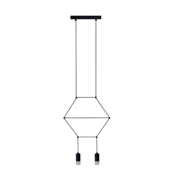 Lampa wisząca LINEA-2 czarna ST-5961-2 - Step Into Design