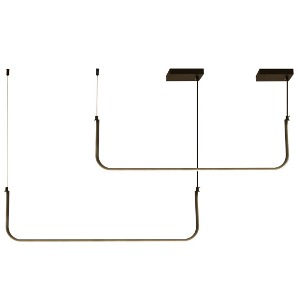 Lampa wisząca nowoczesna MINIMA-2 czarny MP0095-2 - Step Into Design