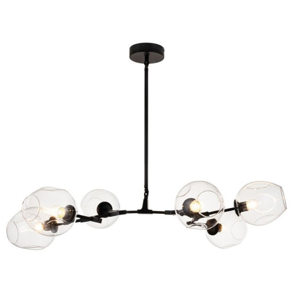 Lampa designerska wisząca MODERN ORCHID-6 ST-1232-6 black transparent - Step Into Design