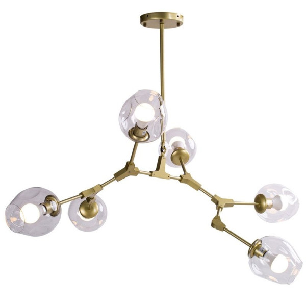 Lampa designerska wisząca MODERN ORCHID-6 złota ST-1232-6 - Step Into Design