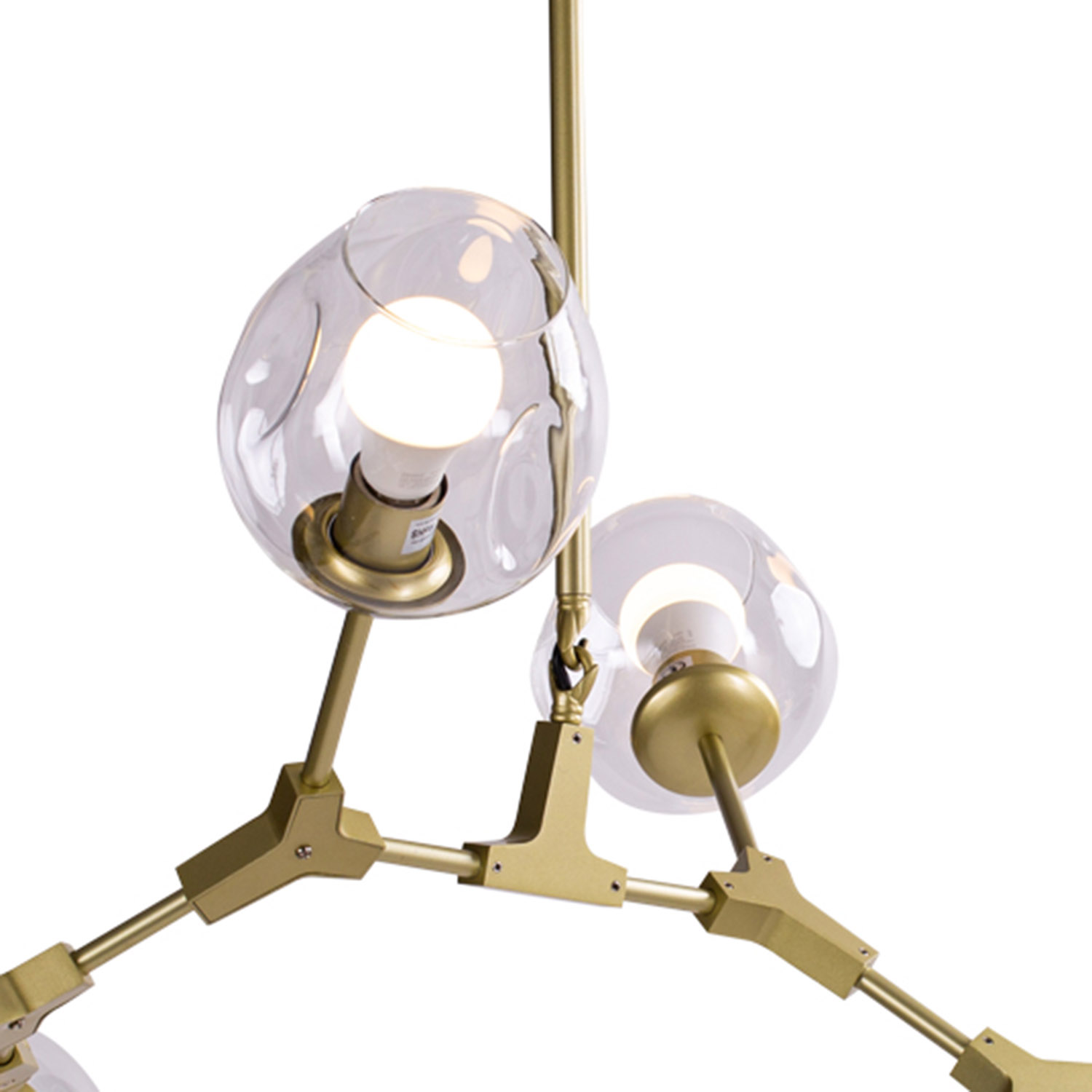 Lampa designerska wisząca MODERN ORCHID-6 złota ST-1232-6 - Step Into Design - obrazek 3