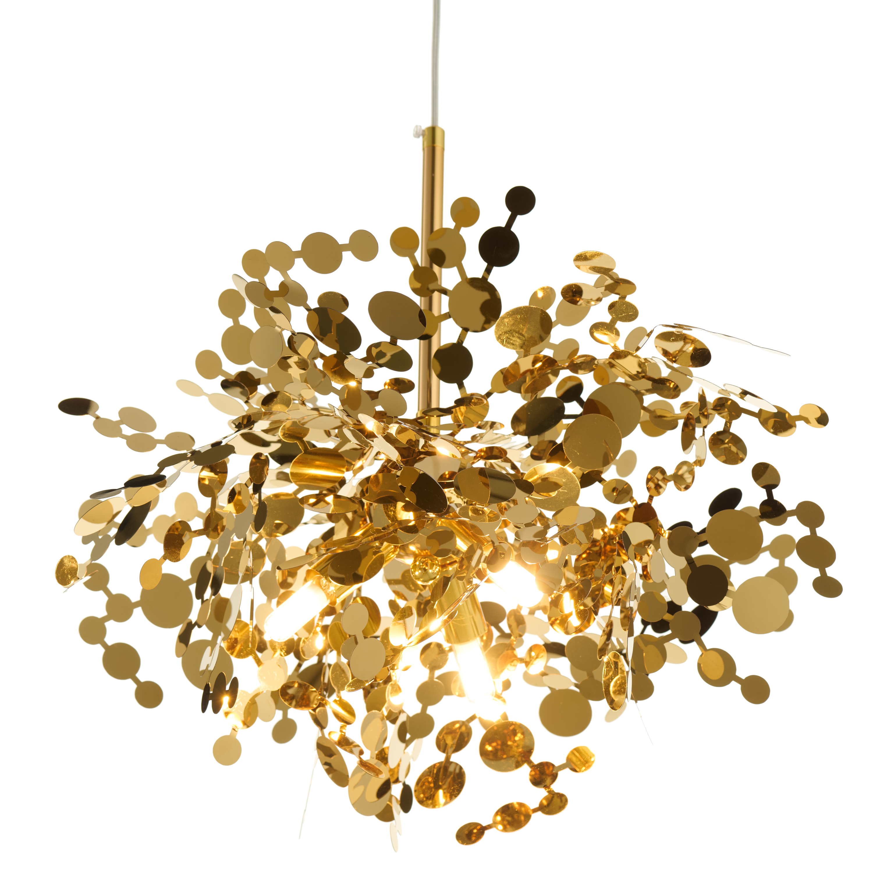 Lampa designerska wisząca MONETTI złota ST-1676 - Step Into Design - obrazek 11