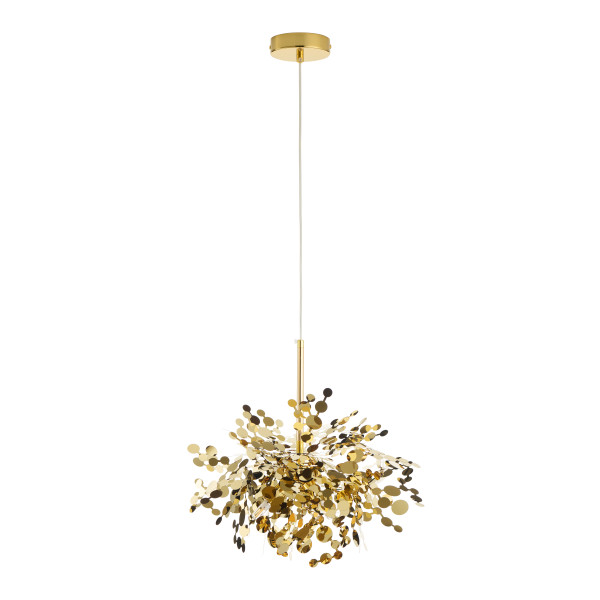 Lampa designerska wisząca MONETTI złota ST-1676 - Step Into Design