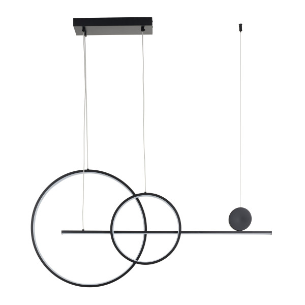 Lampa RING NEW AGE czarna MP0082-L120 – Step Into Design