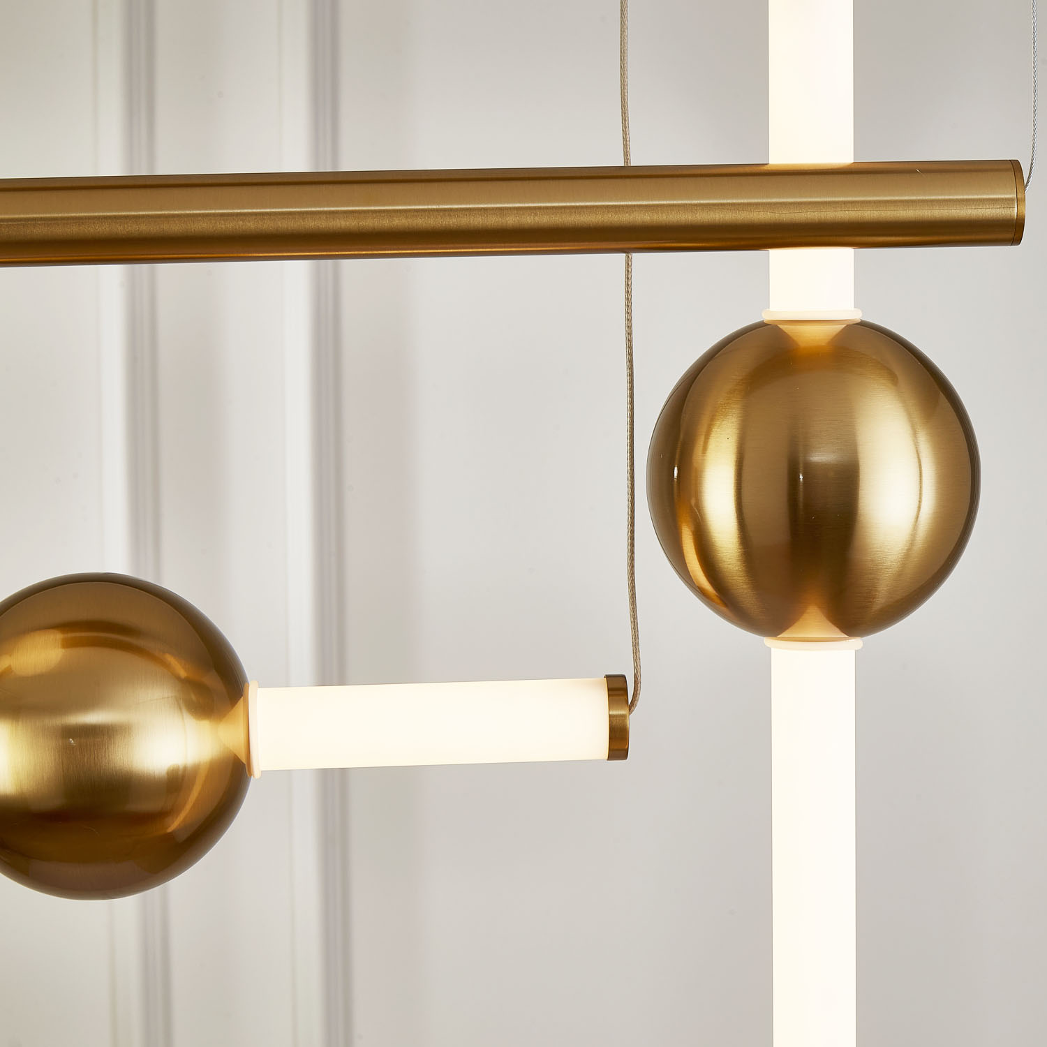 Lampa wisząca nowoczesna O-LINE szczotkowany mosiądz ST-1691L-4 - Step Into Design - obrazek 9