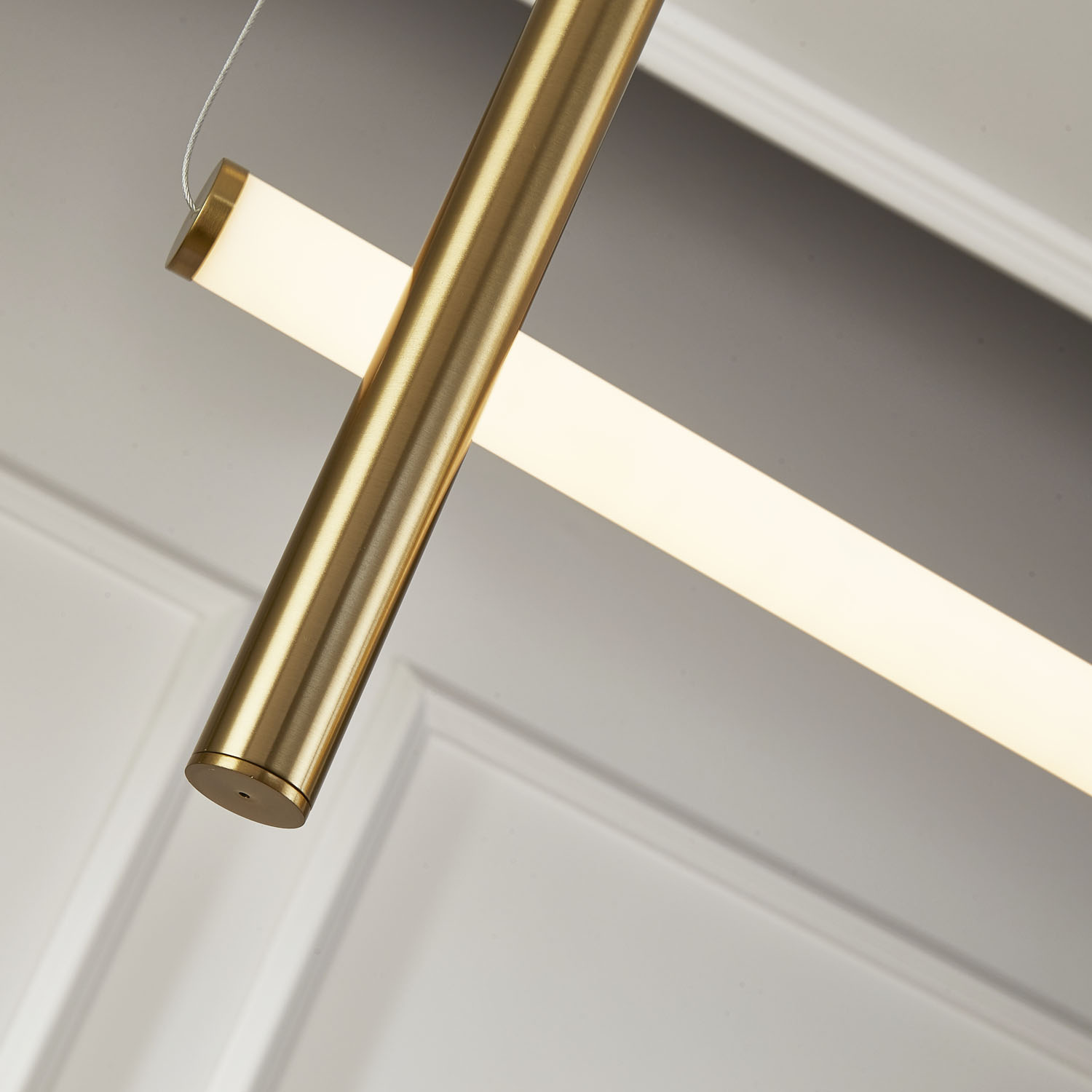 Lampa wisząca nowoczesna O-LINE szczotkowany mosiądz ST-1691L-4 - Step Into Design - obrazek 6