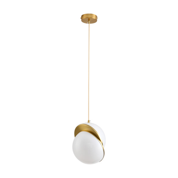 Lampa wisząca ORBITA biało złota 20 cm  DP0067-200 - Step Into Desgin