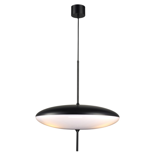Lampa wisząca PIATTO biało-czarna 50 cm  ST-9222P WB - Step Into Desgin