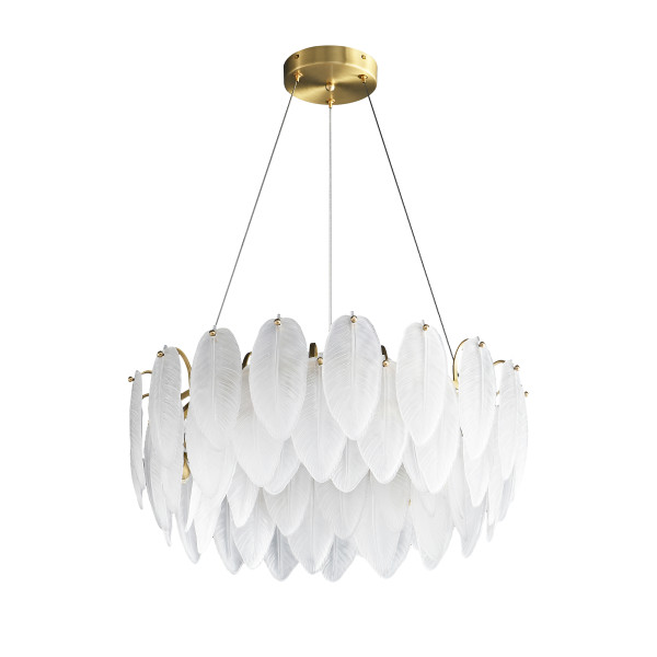 Lampa wisząca PIUMA biała 60 cm  ST-6289-6 - Step Into Design