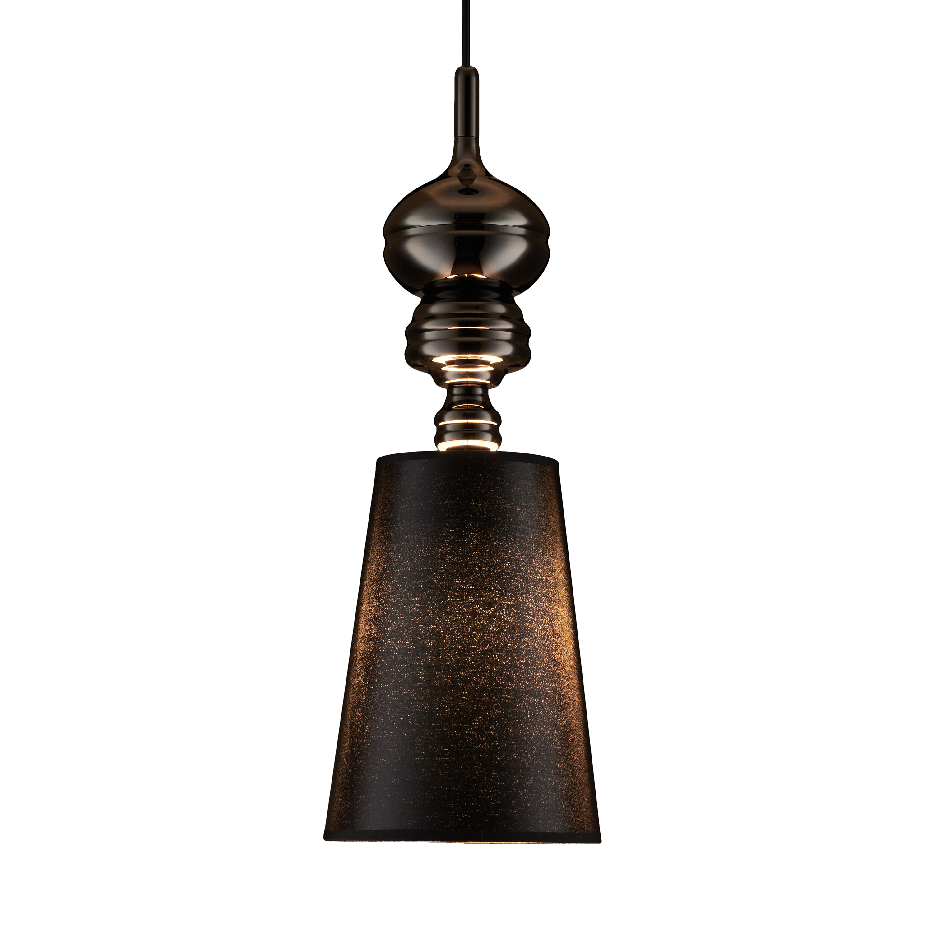 Lampa wisząca QUEEN-1 czarna 18 cm - MP-8846-18 black - Step Into Design - obrazek 4