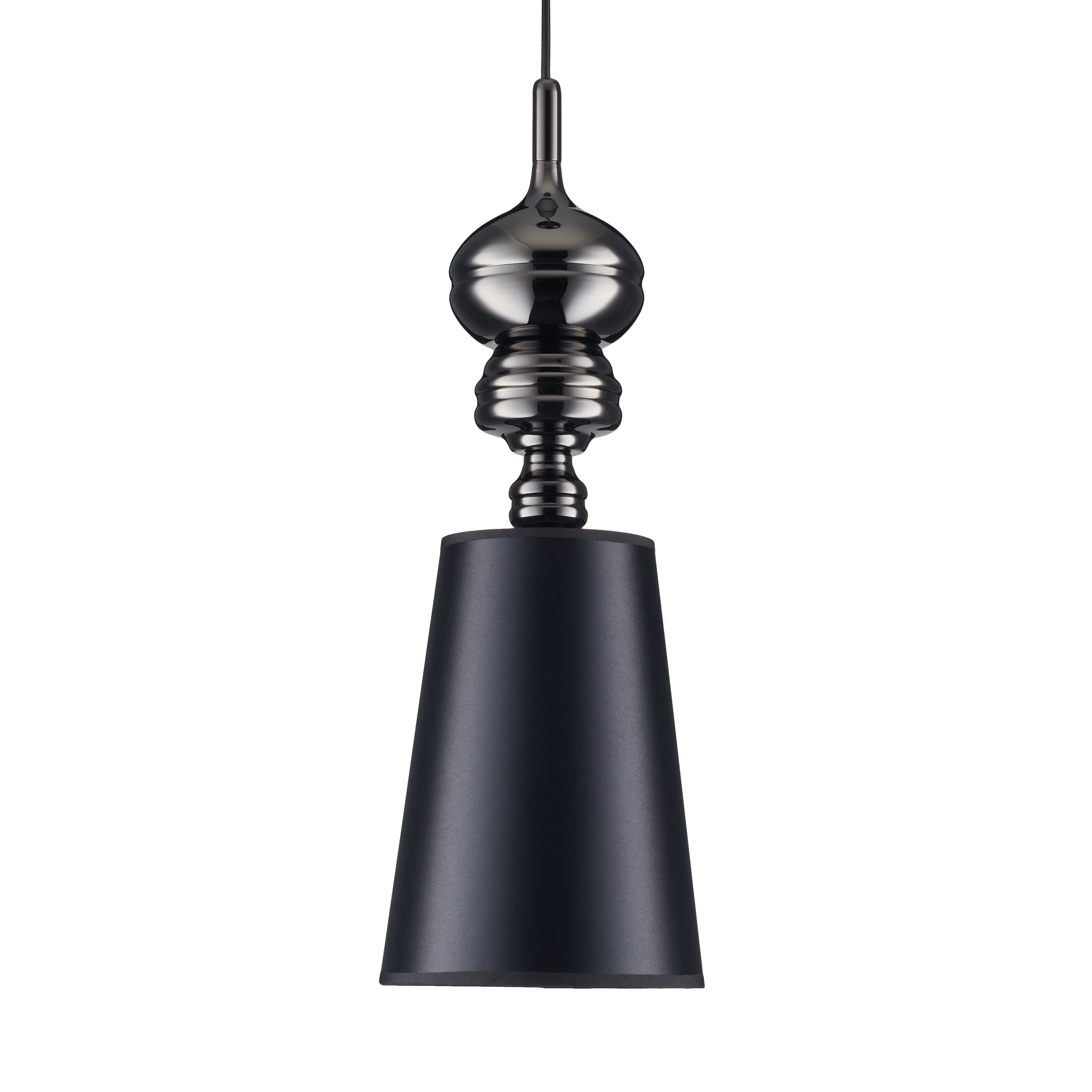 Lampa wisząca QUEEN-1 czarna 18 cm - MP-8846-18 black - Step Into Design - obrazek 3