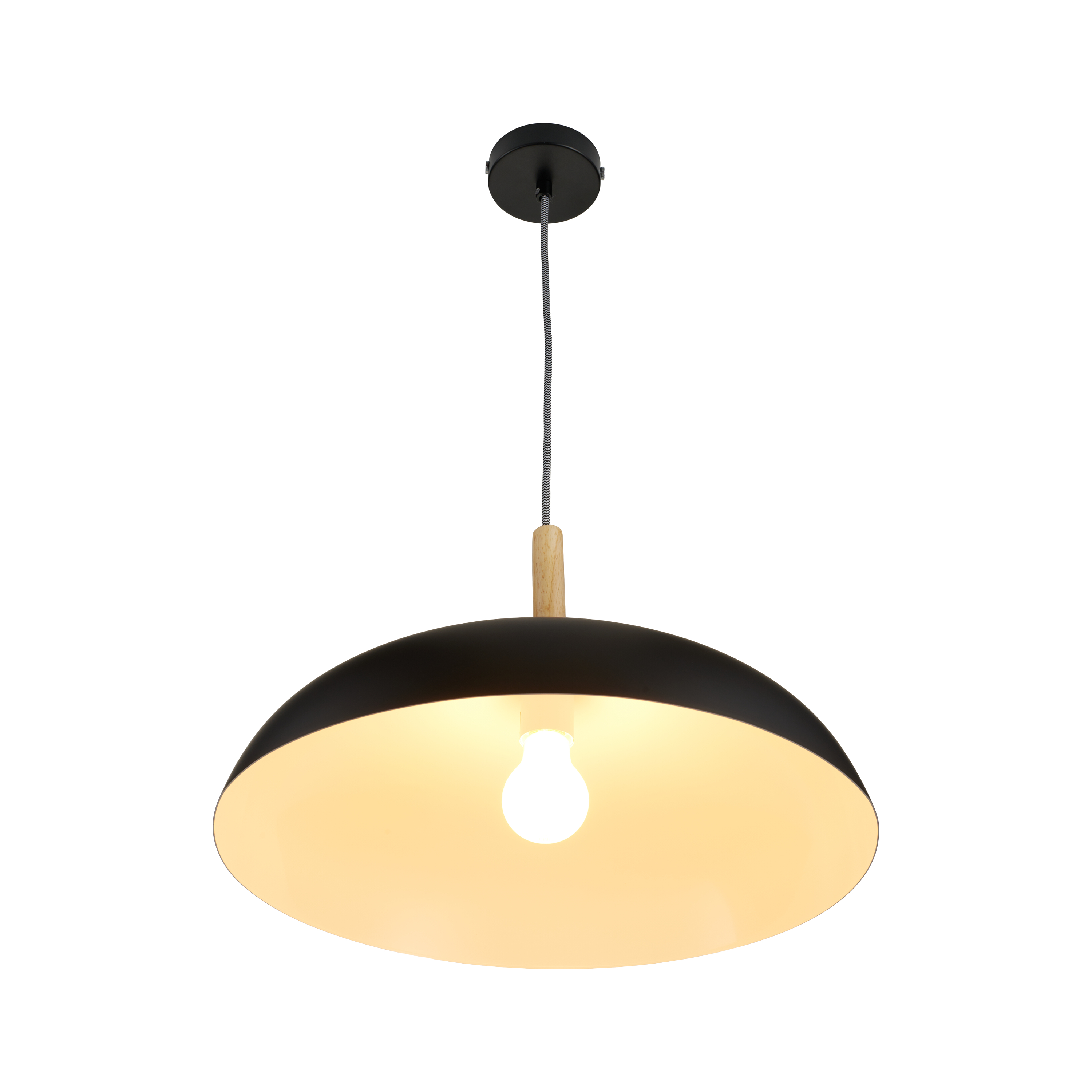 Lampa skandynawska wisząca SAUCER czarna ST-5219 - Step Into Design - obrazek 8
