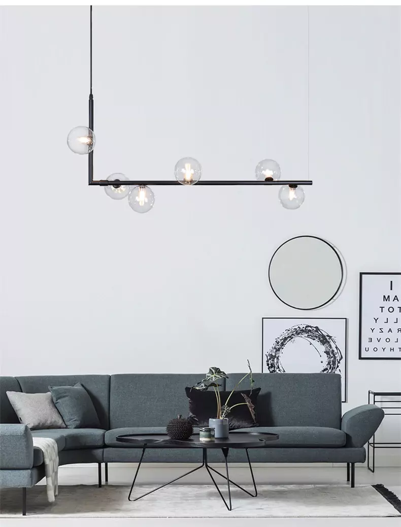 Lampa wisząca nowoczesna SIMPLY czarny MP0096-6 - Step Into Design - obrazek 6