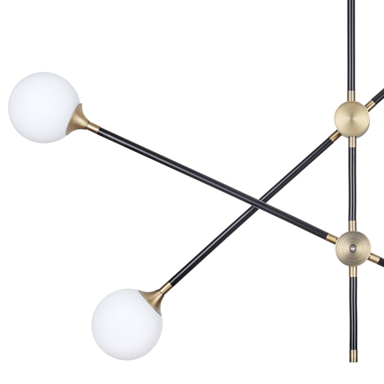 Lampa wisząca SPILLO czarno złota 92 cm ST-9389P-4 - Step Into Design - obrazek 3