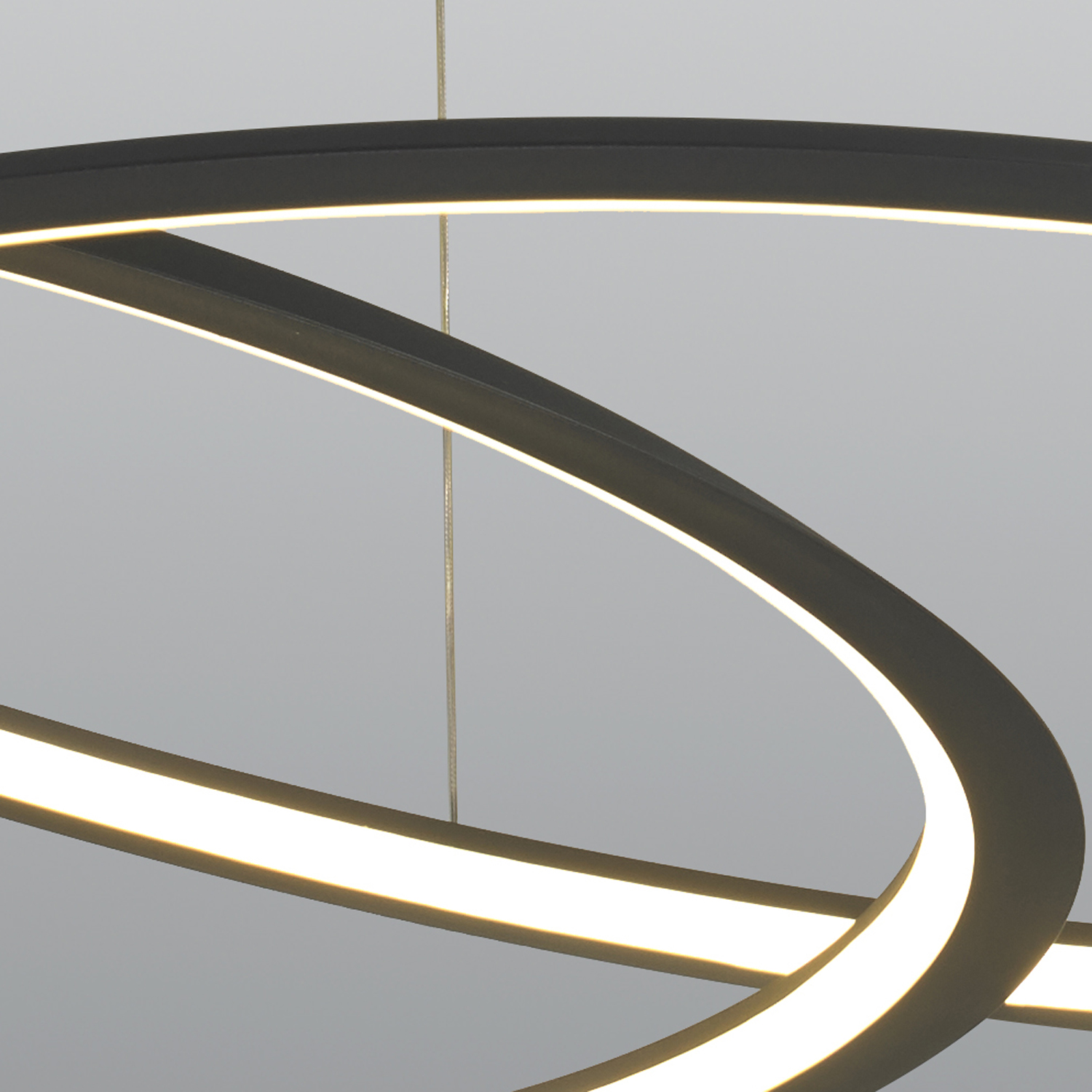 Lampa wisząca SPIRELLO ledowa czarna 80 cm - ST-8826P/B - Step Into Design - obrazek 4