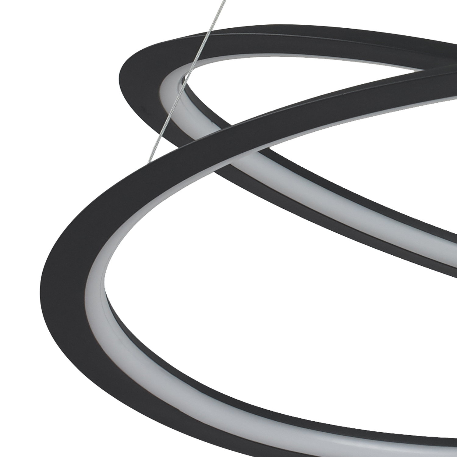 Lampa wisząca SPIRELLO ledowa czarna 80 cm - ST-8826P/B - Step Into Design - obrazek 8