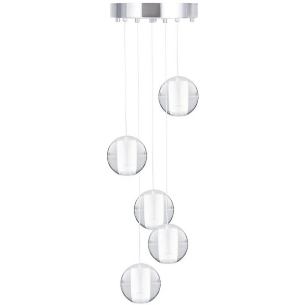 Lampa wisząca nowoczesna STARLIGHT-5 przezroczysta ST-9228-5 - Step Into Design