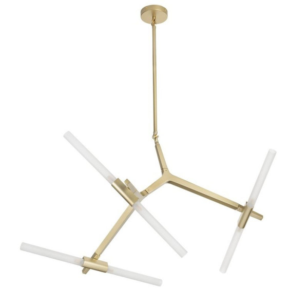 Lampa nad stół designerska wisząca STICKS-6 złota ST-1001-6 - Step Into Design