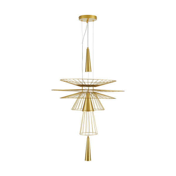 Lampa wisząca SUSSO L złota 60 cm  - ST-8713P-L - Step Into Design