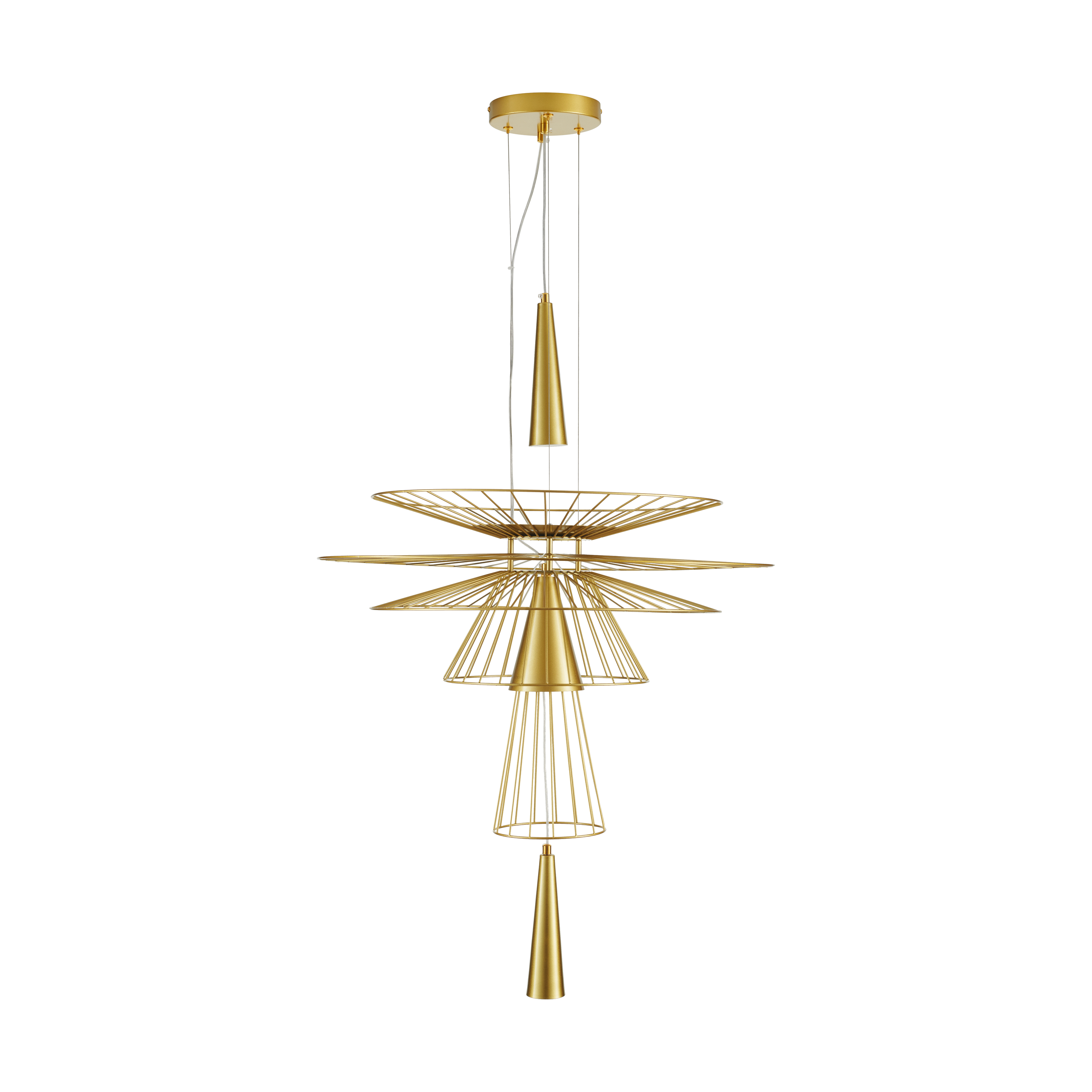 Lampa wisząca SUSSO L złota 60 cm - ST-8713P-L - Step Into Design