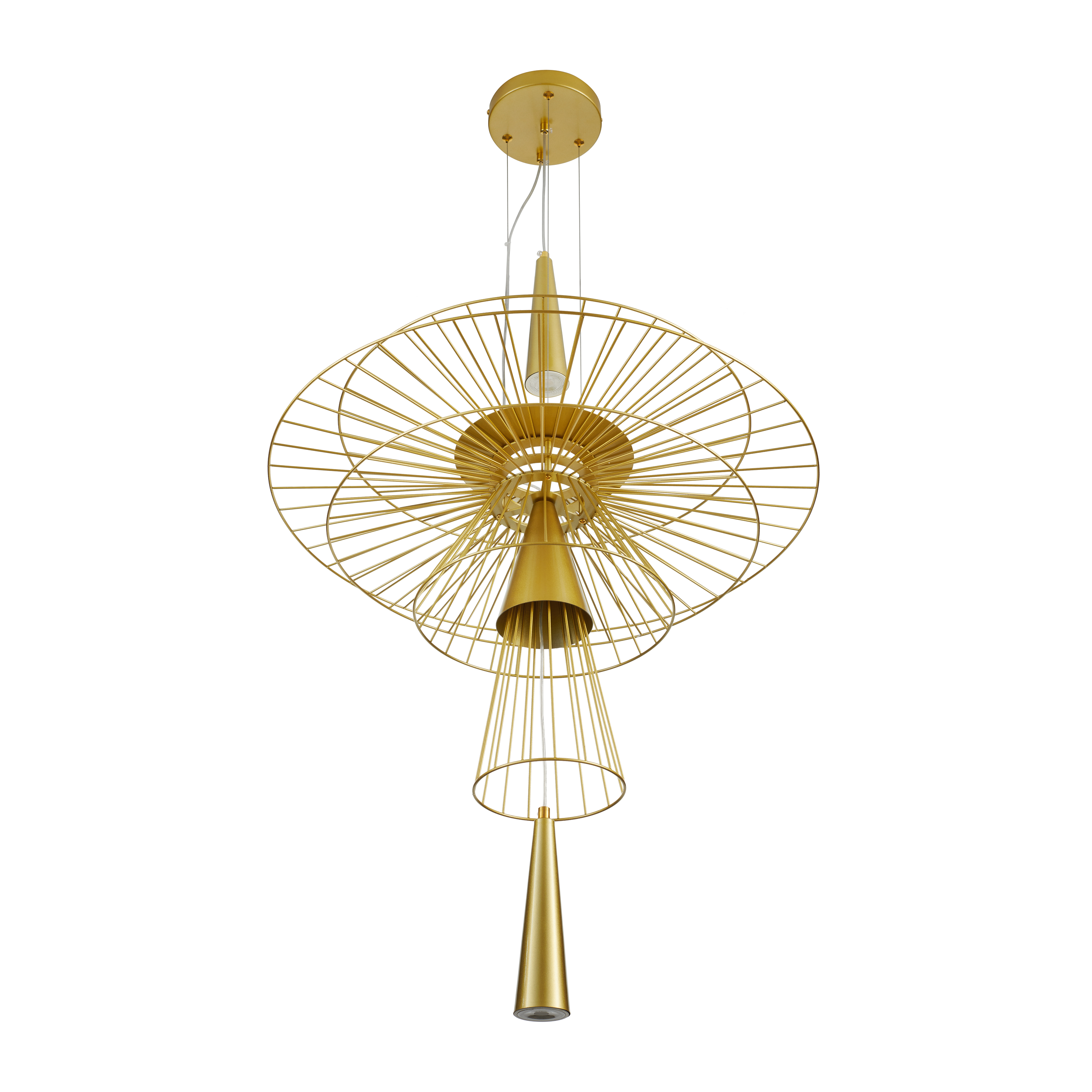 Lampa wisząca SUSSO L złota 60 cm - ST-8713P-L - Step Into Design - obrazek 2