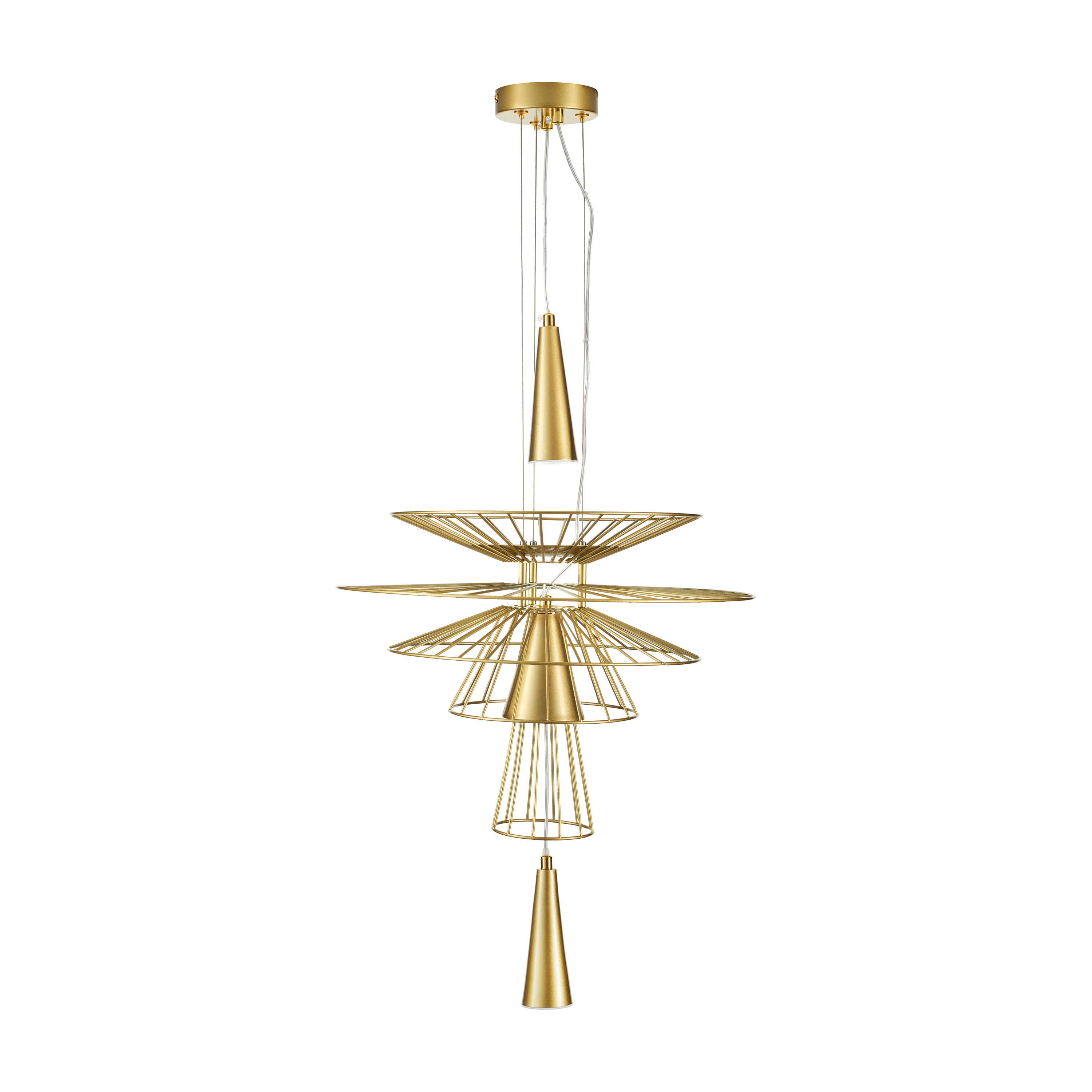 Lampa wisząca SUSSO S złota 40 cm - ST-8713P-S - Step Into Design
