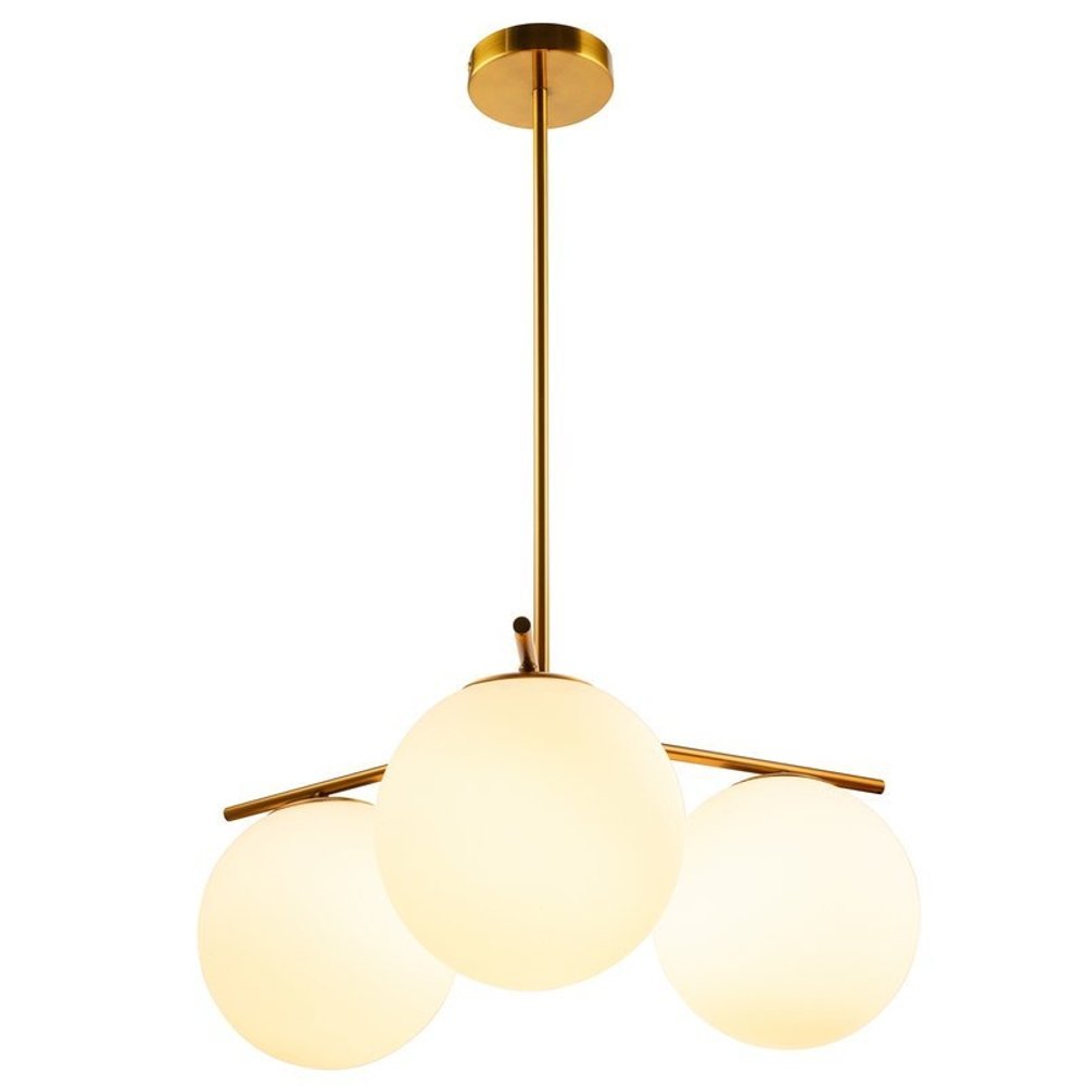 Lampa nad stół wisząca nowoczesna VENUS-3 szczotkowany mosiądz ST-5026-3 - Step Into Design - obrazek 2