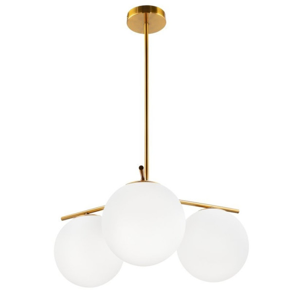 Lampa nad stół wisząca nowoczesna VENUS-3 szczotkowany mosiądz ST-5026-3 - Step Into Design