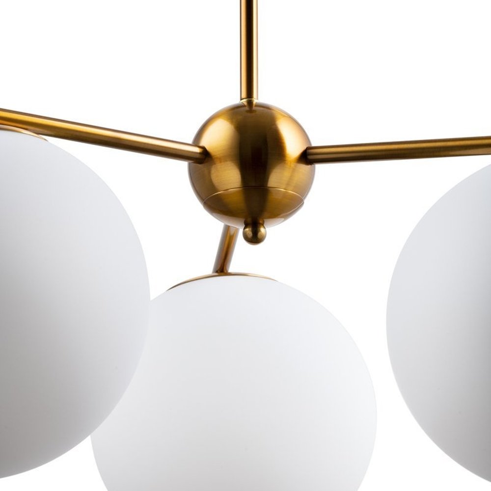 Lampa nad stół wisząca nowoczesna VENUS-3 szczotkowany mosiądz ST-5026-3 - Step Into Design - obrazek 3