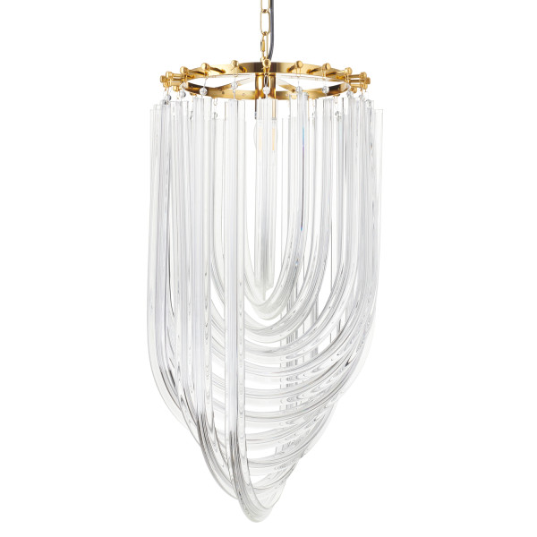 Lampa designerska wisząca WAVE złota 60 cm DP0339-600 gold - Step Into Design