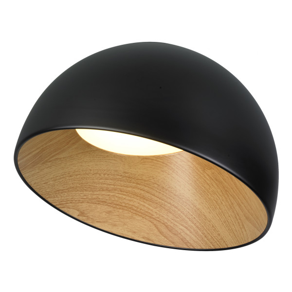 Ledowy plafon PADELLA SKOS czarny 35 cm ST-9493C/B black - Step Into Design