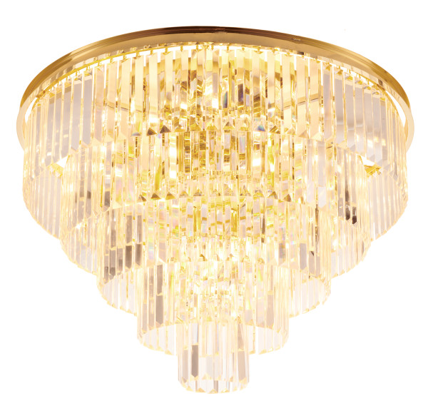 Plafon sufitowy SPLENDORE złoty 80 cm - DN915-80 - Step Into Design