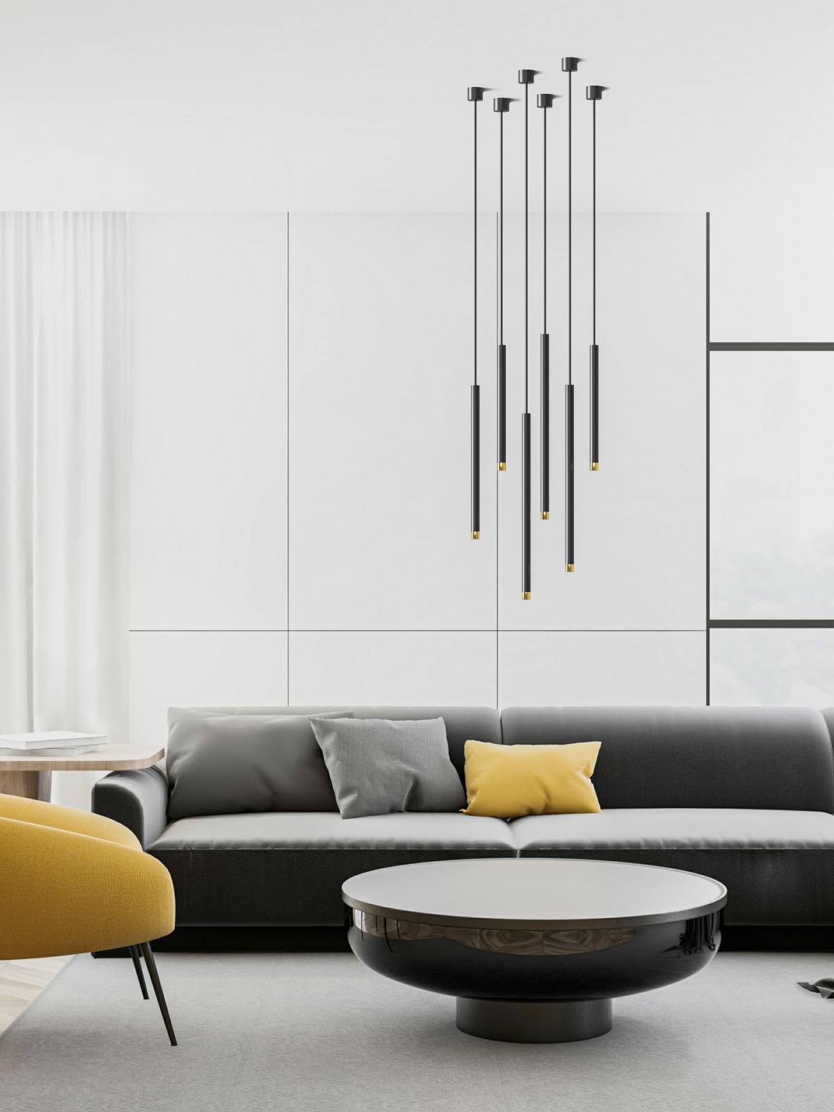 Lampa wisząca Q I Nero/Gold 60 OR85129 - Open Design Highlights - obrazek 2
