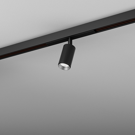 Lampa do szyn magnetycznych multitrack PET mini LED M930 41° DALI multitrack black 16367-M930-WB-DA-12 - AqForm