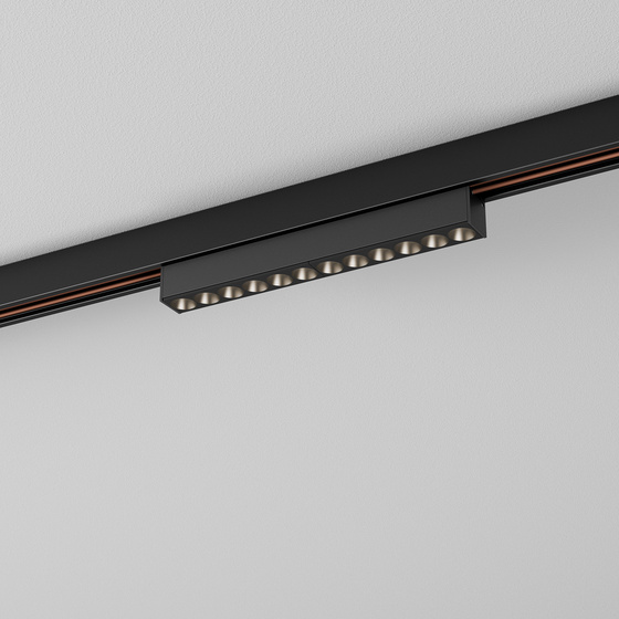 Lampa do szyn magnetycznych multitrack RAFTER mini points 10cm LED M930 45° DALI multitrack black 16457-M930-WB-DA-12 - AqForm