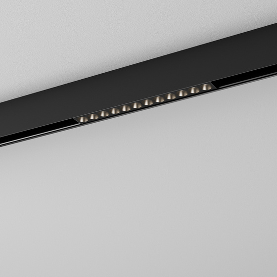 Nowoczesna liniowa oprawa szynowa AQForm RAFTER mini points 20 LED MULTITRACK 48 V 3000 K 45° drugi obwód czarna – 16458-M930-WB-01-12 - obrazek 3