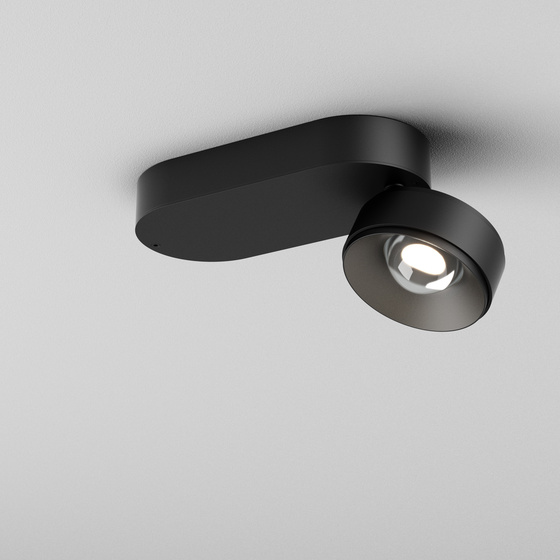 Lampa sufitowa QRLED next E x1 L930 52° ON/OFF spot black 16525-L930-W3-00-12 - AqForm
