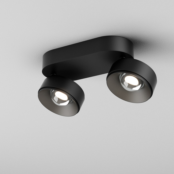 Lampa sufitowa QRLED next E x2 L930 52° ON/OFF spot black 16526-L930-W3-00-12 - AqForm