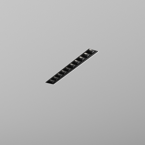Lampa wpuszczana RAFTER points 27 LED ON/OFF L930 50° recessed black 30270-L930-WB-00-12 - AqForm