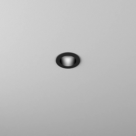 Lampa wpuszczana HOLLOW micro LED ON/OFF M930 30° recessed black 37986-M930-FB-00-12 - AqForm