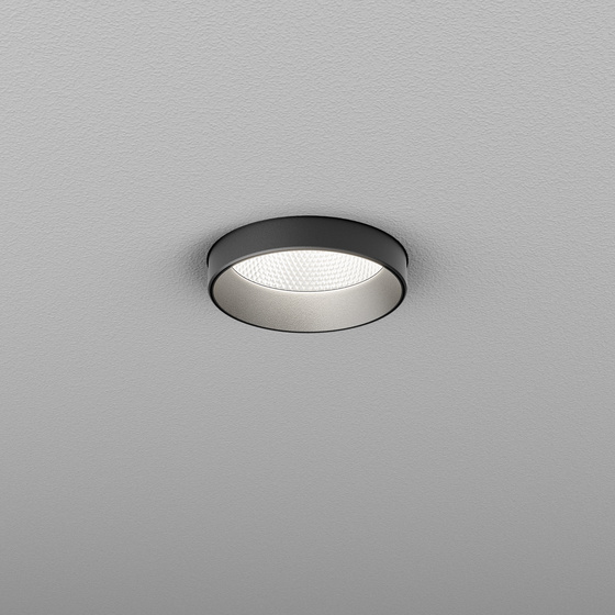 Nowoczesna oprawa wpuszczana AQForm PUTT midi LED trimless 3000 K 50° czarna – 38016-M930-WB-00-12 - obrazek 2