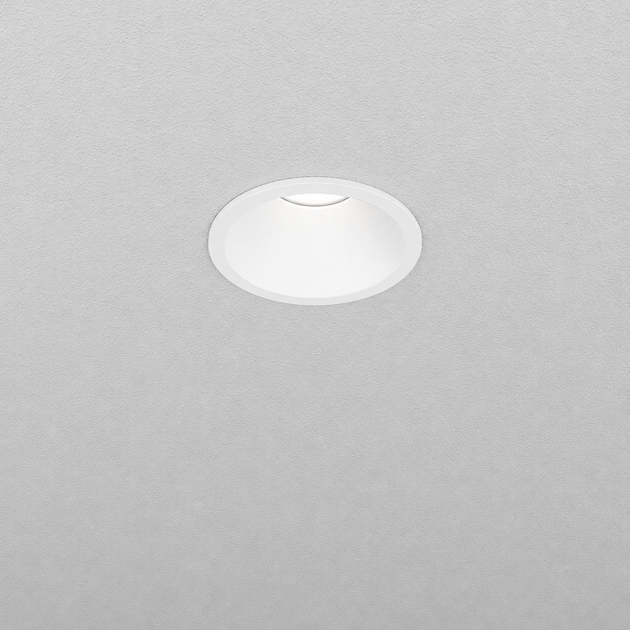 Nowoczesna oprawa wpuszczana AQForm HOLLOW 6 LED 3000 K 49° IP65 biała – 38059-M930-WW-00-13