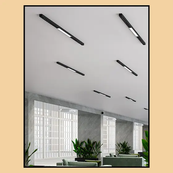 Nowoczesna liniowa oprawa sufitowa AQForm MIXLINE 188 LED 3000 K 54° czarna – 40287-M930-W3-00-12 - obrazek 3