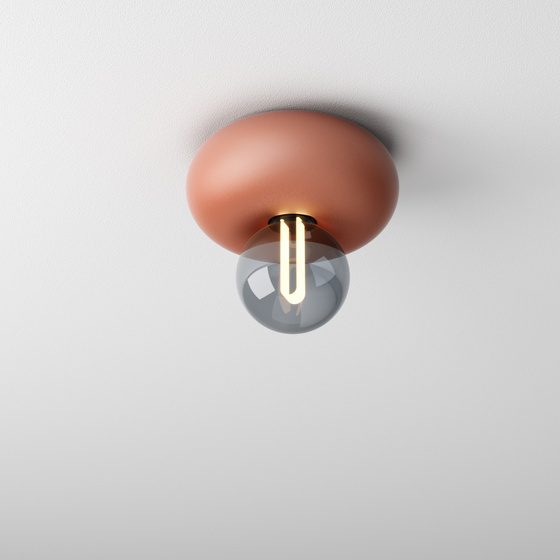 Lampa sufitowa KLIVA E27 Phase-Control surface terracotta 47042-E000-00-PH-83 - AqForm